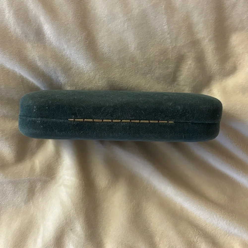 Gucci Green Velvet Glasses Case
